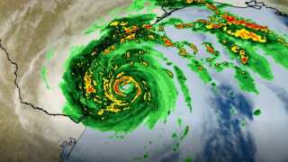 Hurricane Harvey Landfall