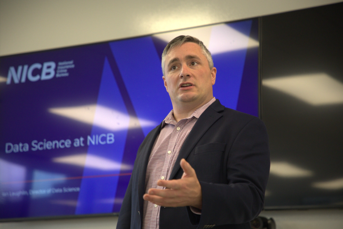 Ian McLaughlin providing training