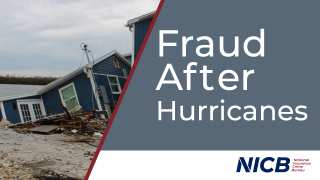 A house damaged by a hurricane