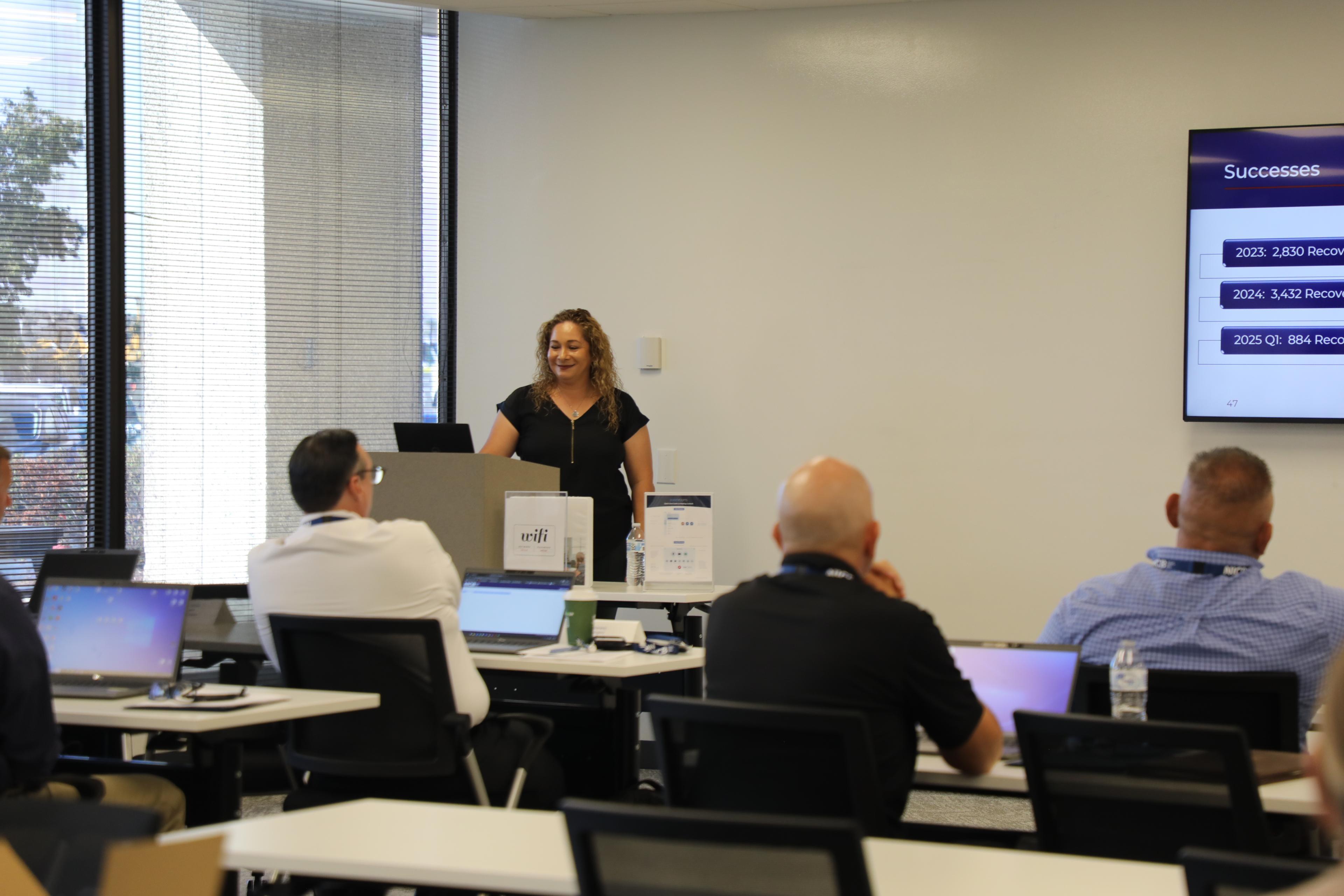 NICB Agents receiving training at SATA